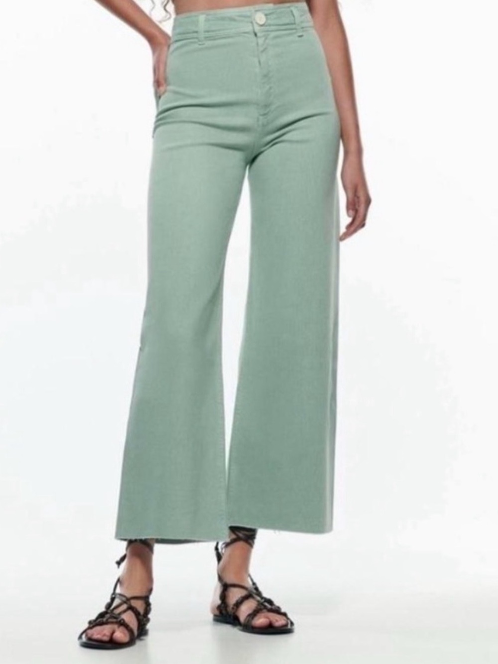 2 PAIRS OF ZARA MARINE LAYER PANTS SIZE US 8 - Picture 3 of 9